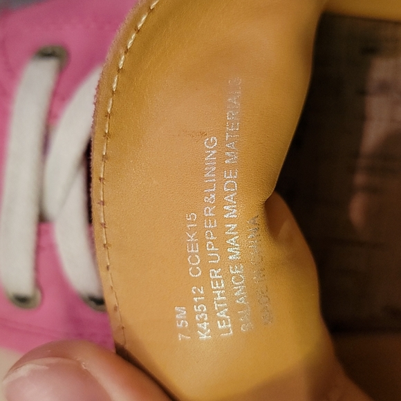 Womens pink cork sneakers - Picture 5 of 5